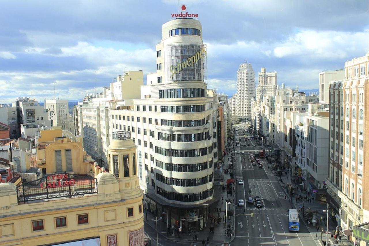 Gran Via Daire Madrid Dış mekan fotoğraf